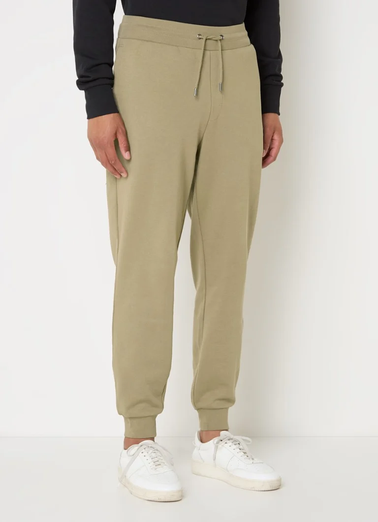 Lyle & Scott zúžené tepláky z organickej bavlny s logom a bočnými vreckami