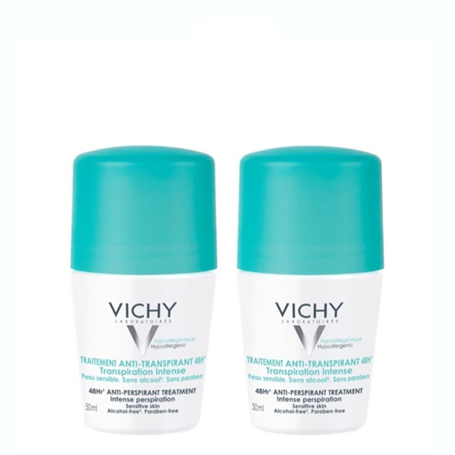 Vichy Anti-Transpirant Intense 48H Roll-On Déodorant 2x50 ml