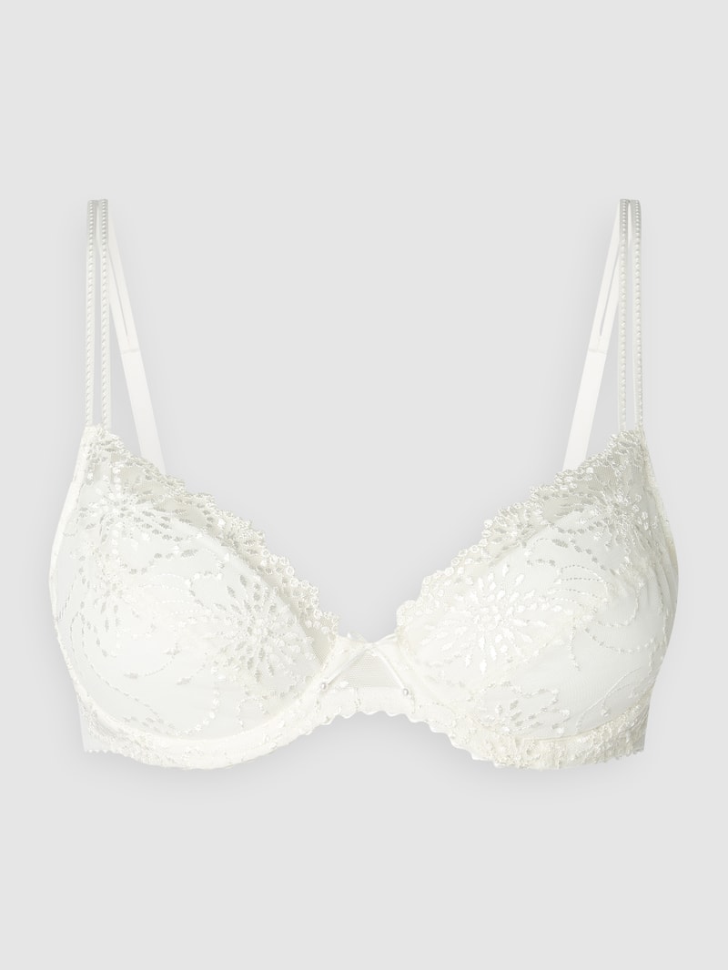 Push-up-BH aus floraler Spitze Modell 'Jane' in offwhite