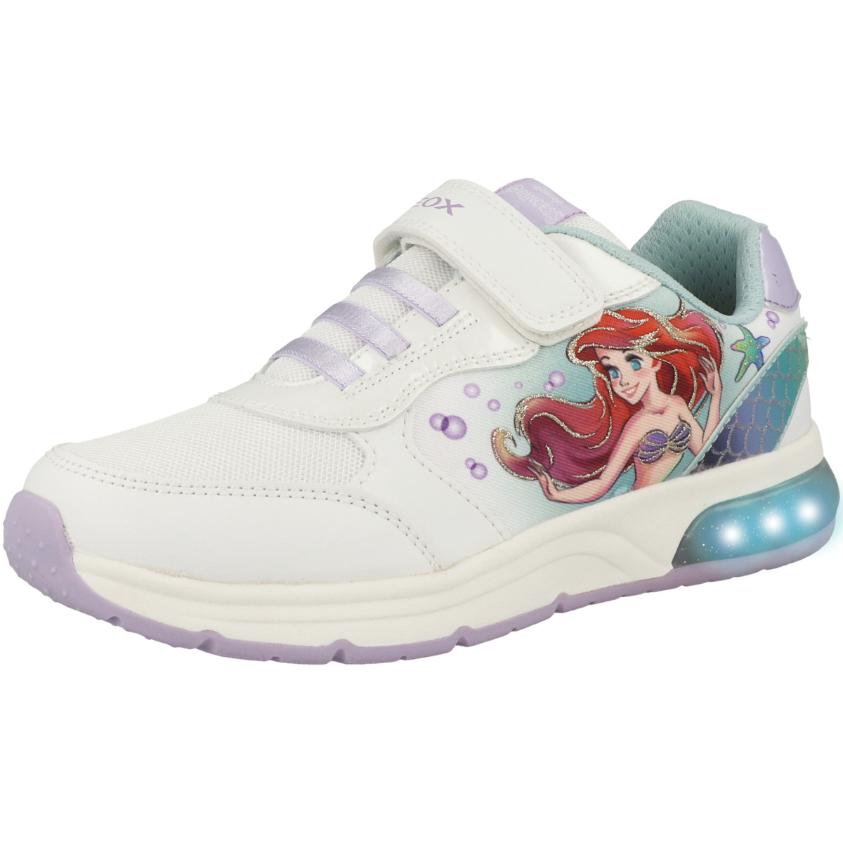 Geox J Spaceclub G. A Sneaker low weiss