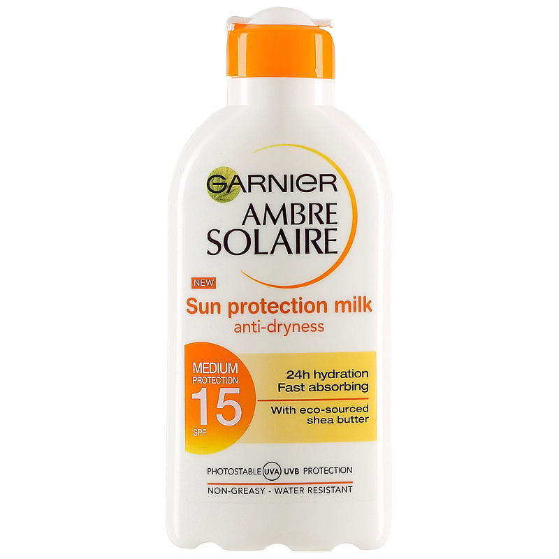 Garnier Ambre Solaire Sun Protect Milk, SPF15 200 ml
