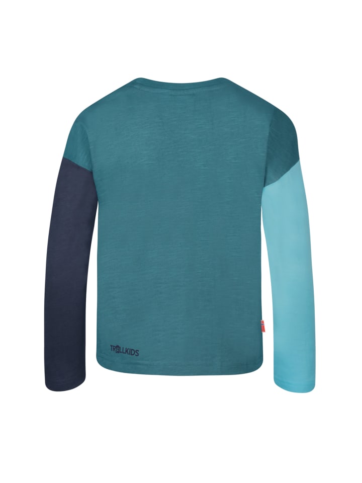 Trollkids Longsleeve Verdal in teal/aqua günstig kaufen