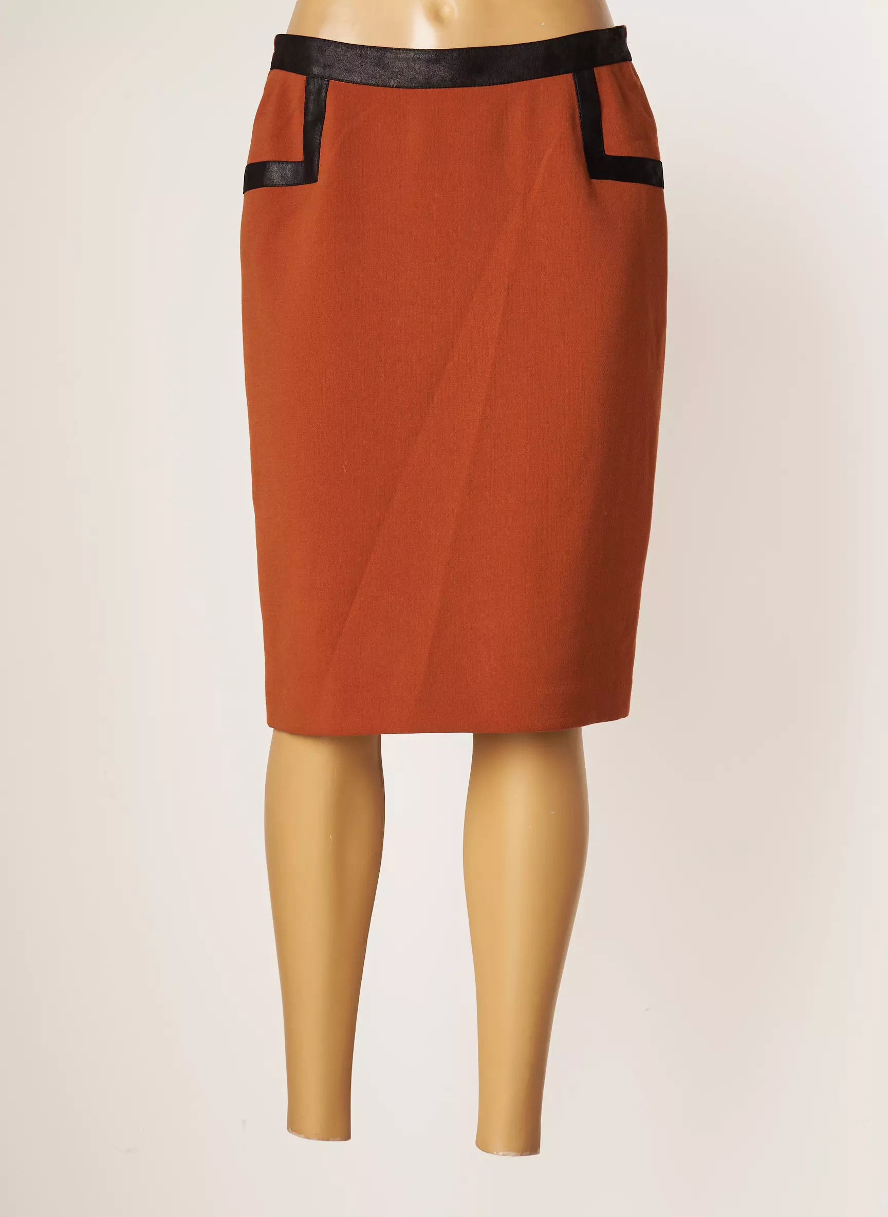 Jumfil Jupes Mi Longues Femme couleur marron