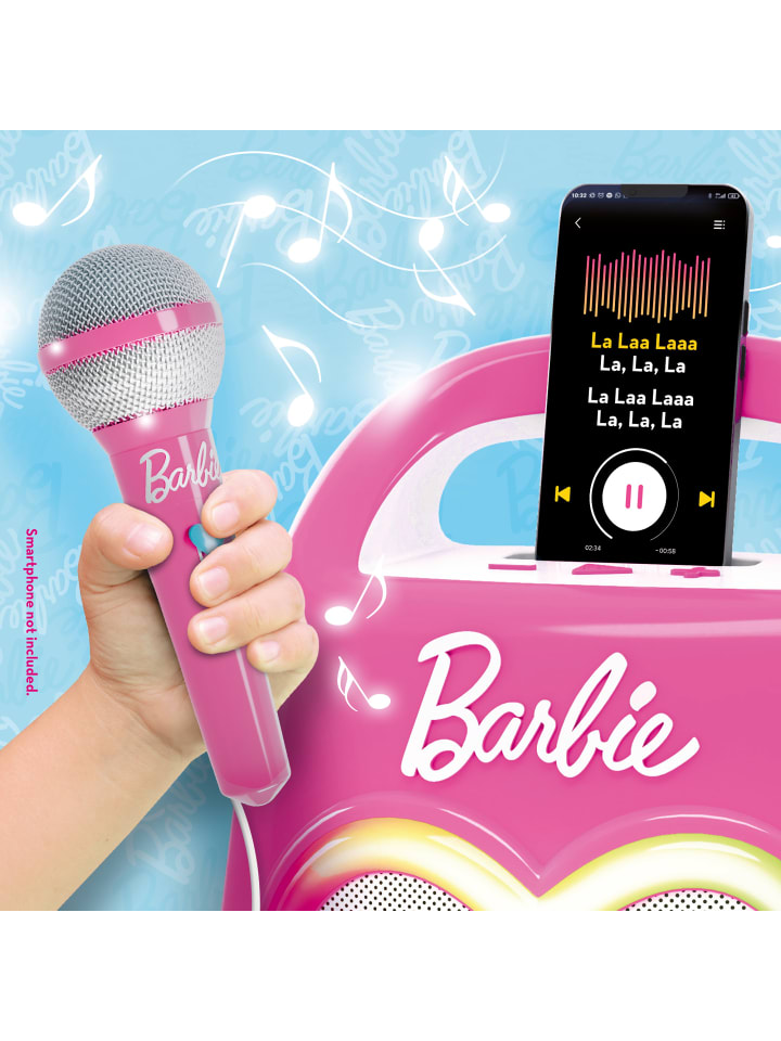 LISCIANI Barbie Partymaker Lautsprecher und Mikrofon in pink günstig kaufen onesize