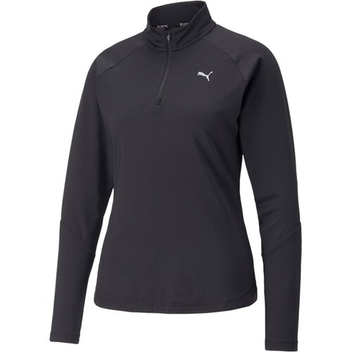DAMEN RUN KNIT 1/2 ZIP W