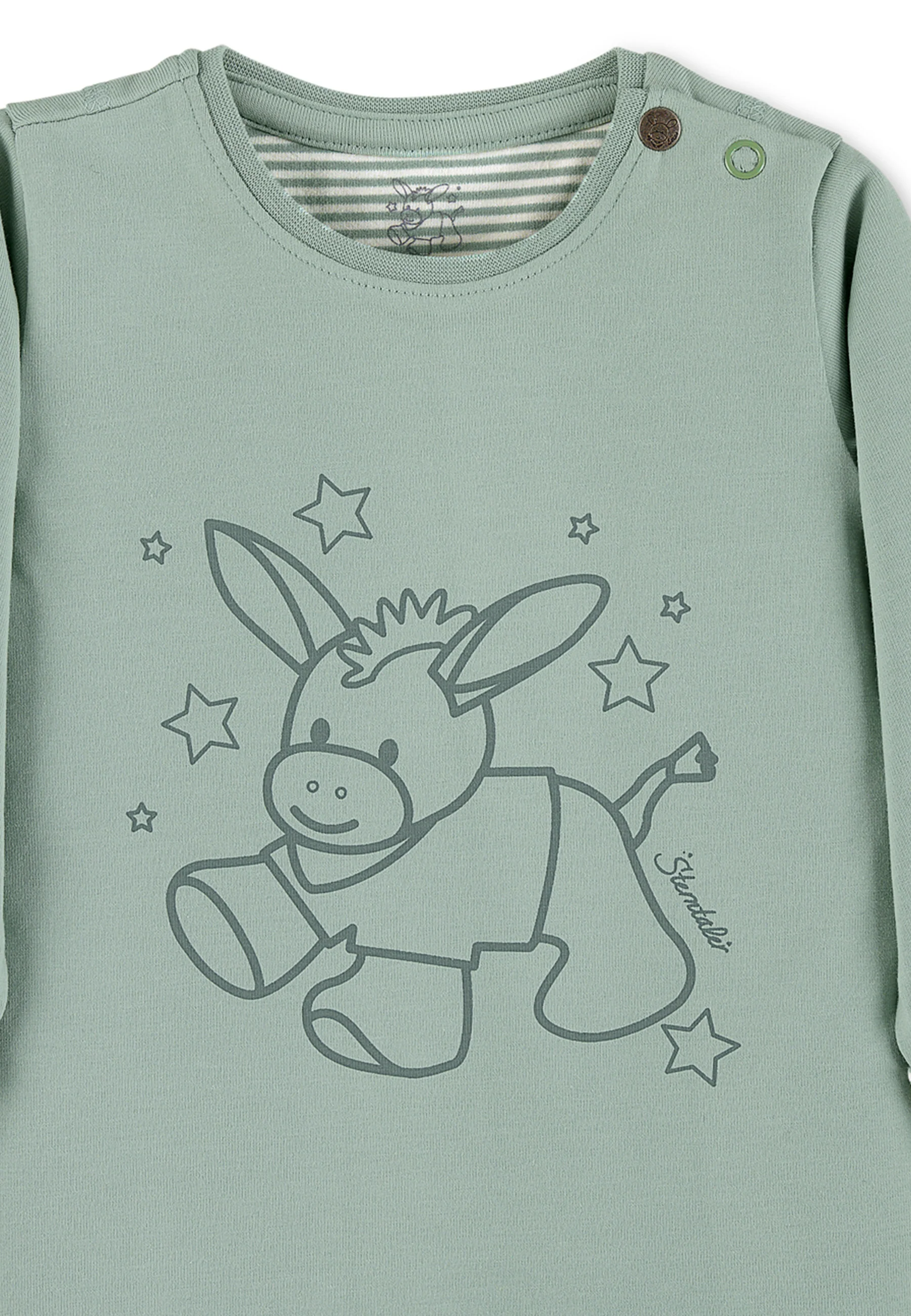 GOTS Langarm-Shirt Esel Emmi aus Single Jersey