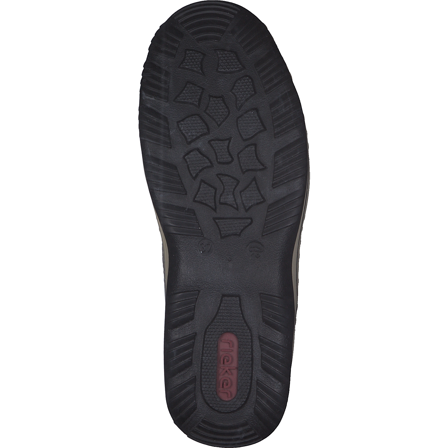 Rieker L0539, Slipper, Damen, cement/grey/blei
