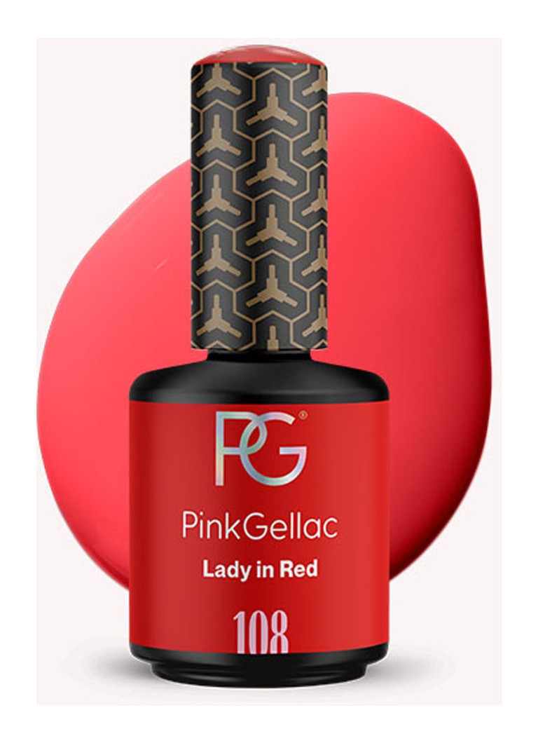Pink Gellac 108 Lady in Red - gēla nagu laka