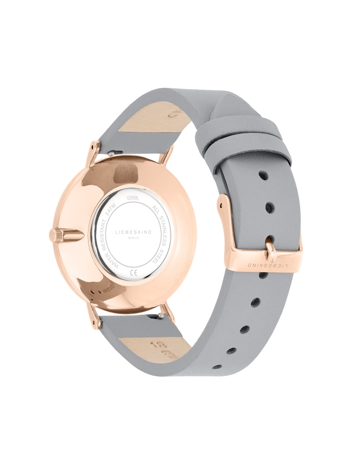 LIEBESKIND BERLIN Armbanduhr in hellgrau günstig kaufen onesize