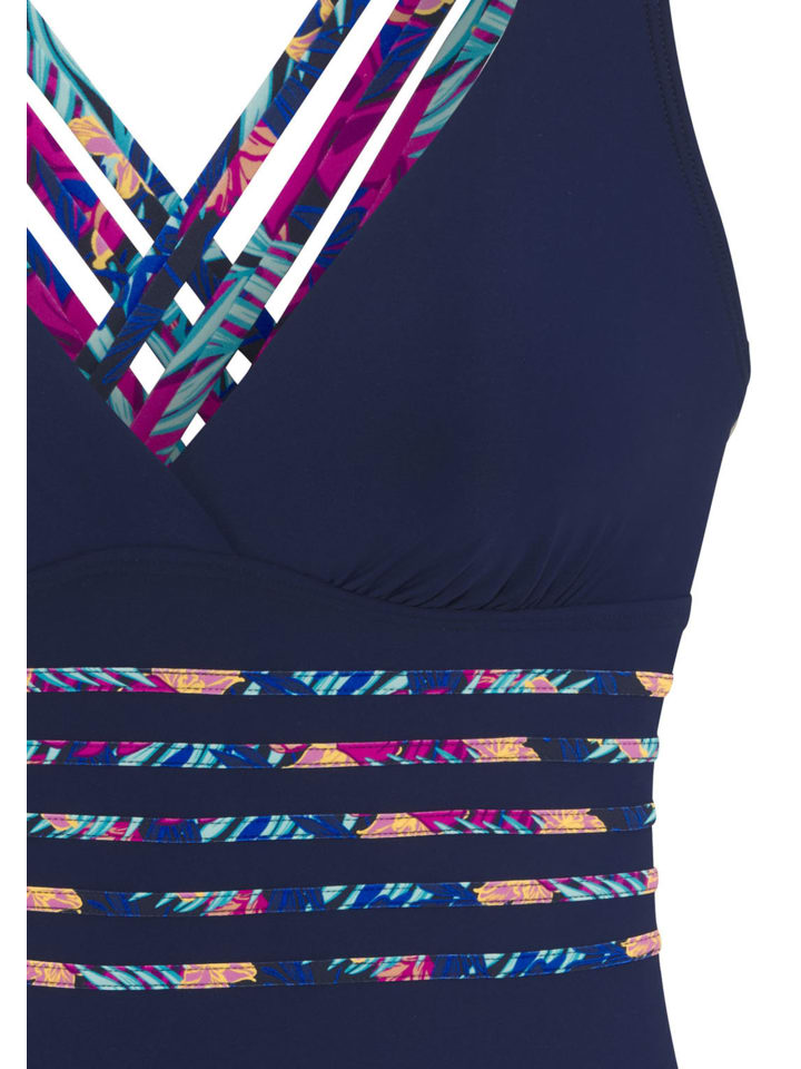 LASCANA Badeanzug in navy günstig kaufen