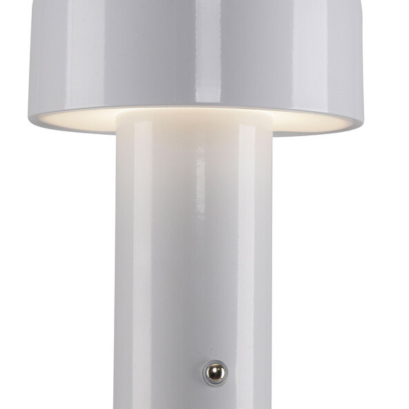 LED-Akku-Tischleuchte Cremini, 2er Set, weiß