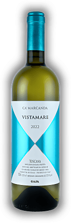 Ca' Marcanda di Gaja, Vistamare, IGT, 2022, Toscana  Ca' Marcanda di Gaja, Vistamare, IGT, 2022, Toscana   Jahrgang 2022 - 0,75	 Liter - Vol 13,5%