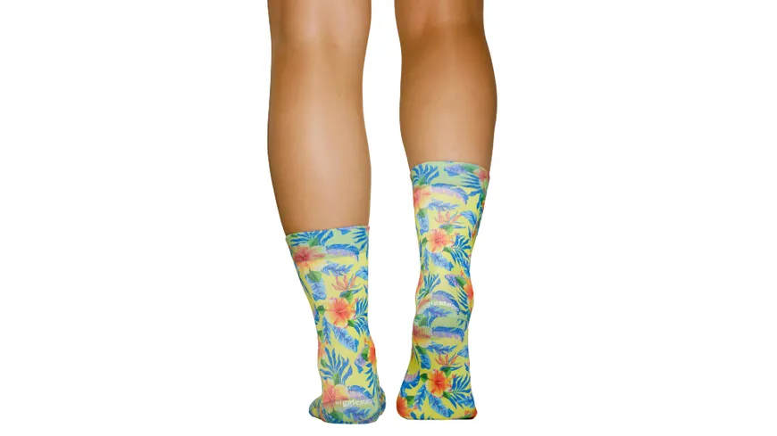 wigglesteps Damen Socken COLORD BEACH-W Light Blue