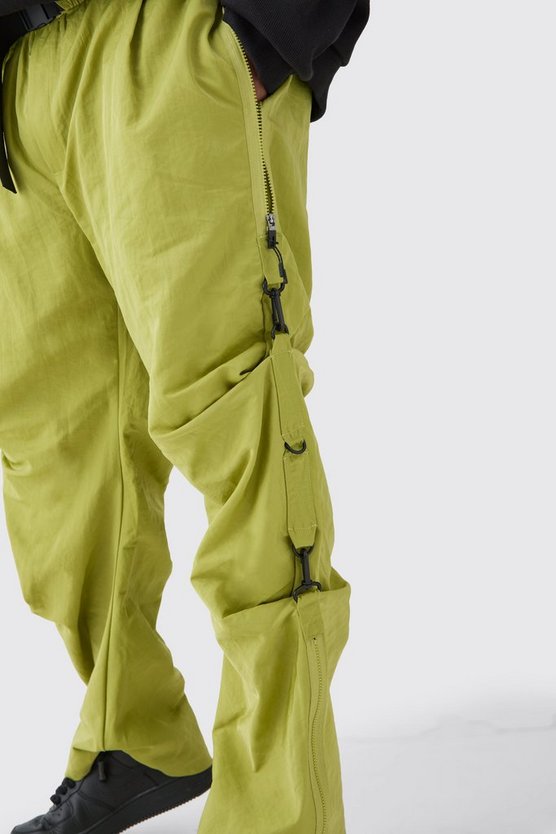 Plus lockere Nylon-Hose mit elastischem Bund