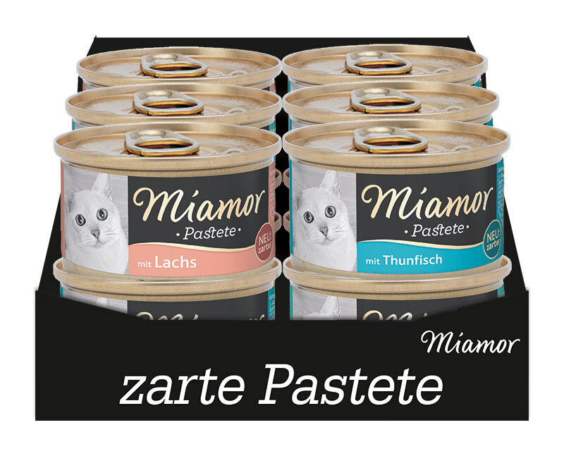 Miamor Nassfutter Miamor Pastete Multibox 12x85g Fisch