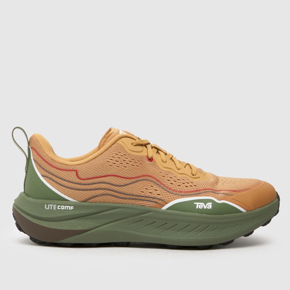 Teva Trailwinder – Orangea, flerfärgade låga sneakers