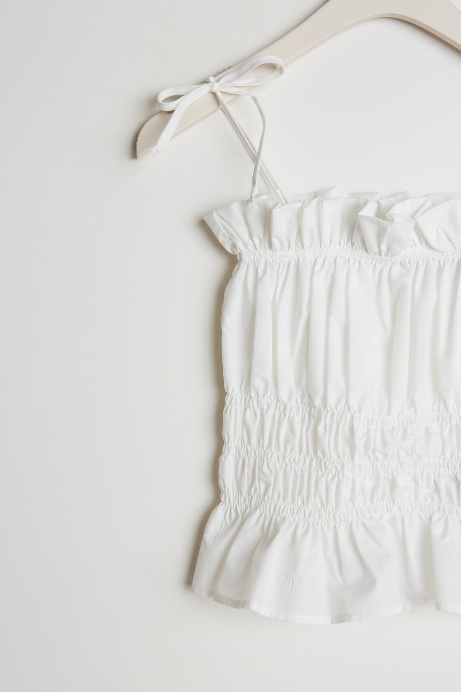 Poplin smock singlet