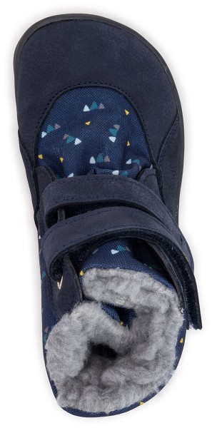 Fare Bare |vB ~ Winterstiefel Leder + Tex ~ Blau