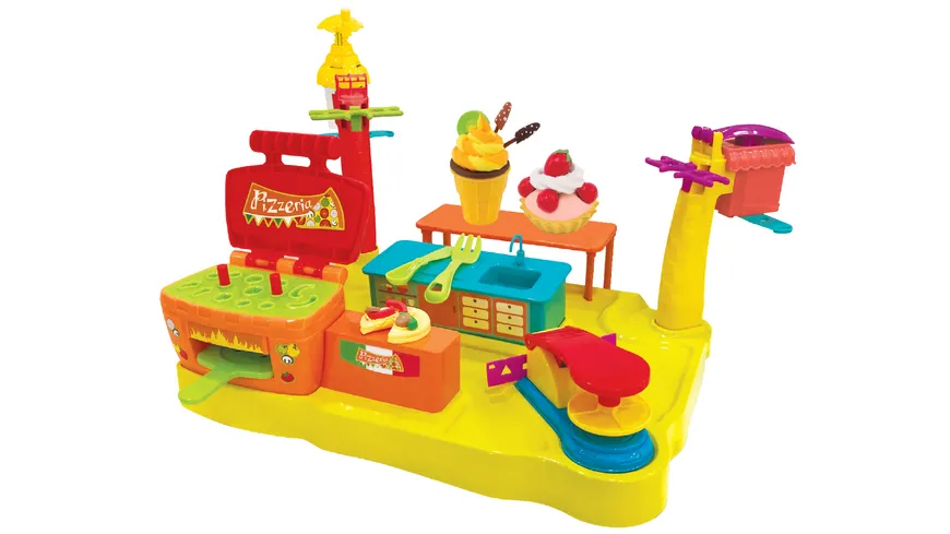 Müller - Toy Place - Küchen Set mit Softknete, 45 Teile