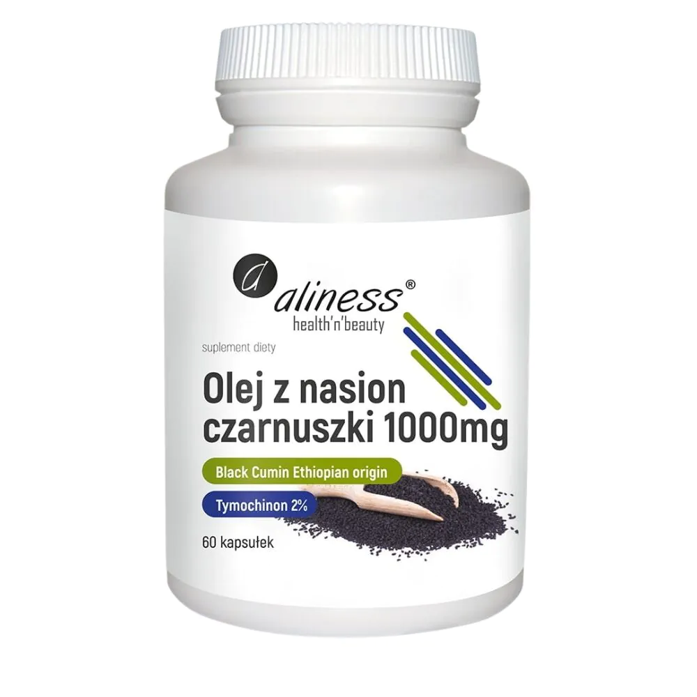 Aliness Sortfrøolie 2% 1000 mg