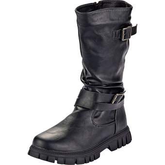 Barbarella Langschaftstiefel in schwarz