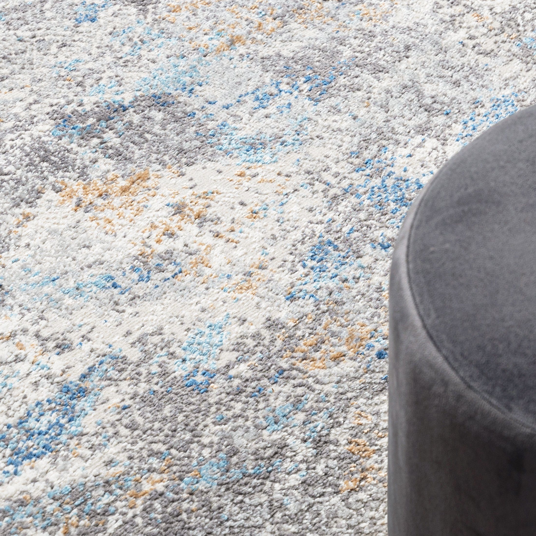 Läufer Läufer FlurLäufer Modern für Vorzimmer Schlafzimmer - Abstrakt Muster, Mazovia, 60 x 100 cm, Kurzflor, Meterware