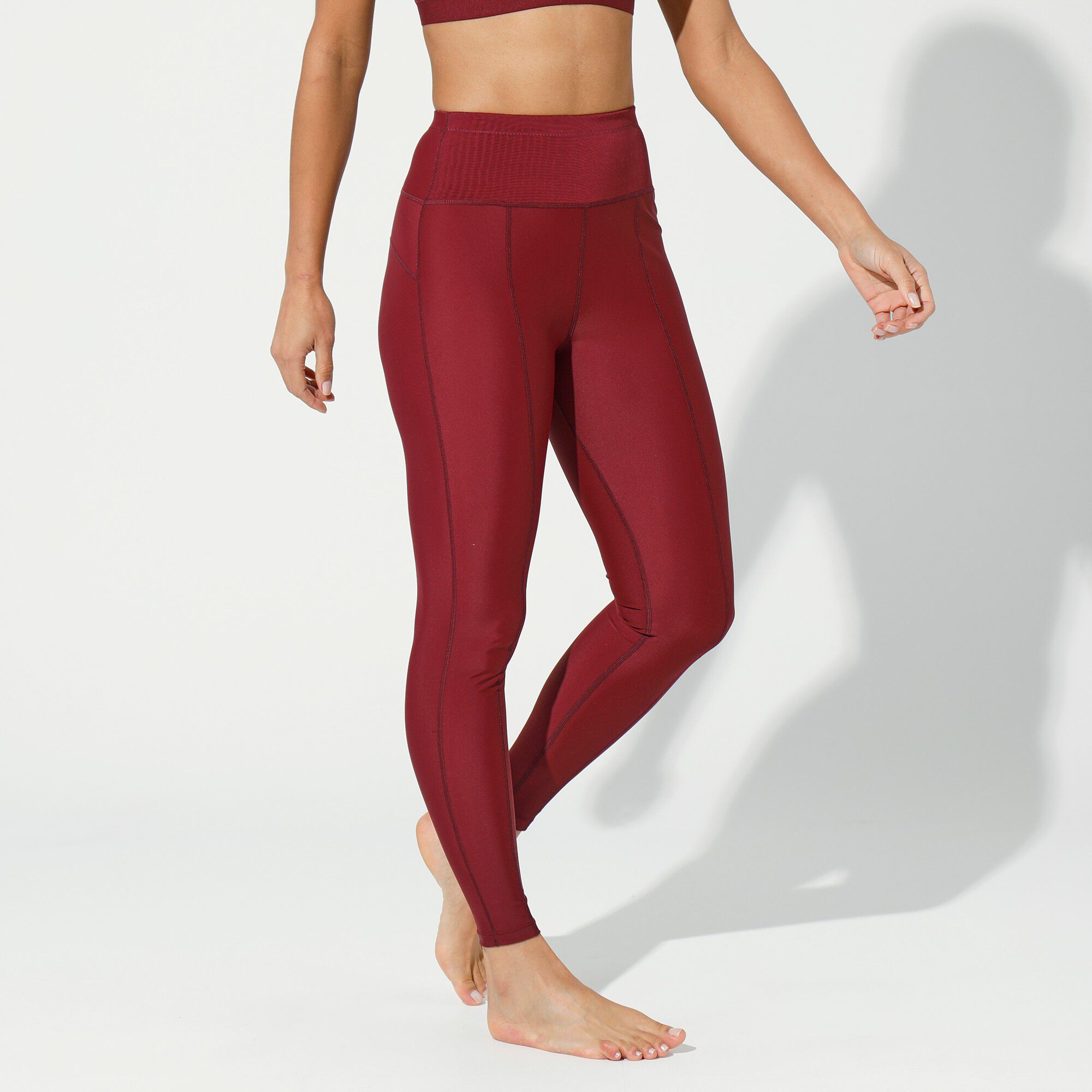 Legging de sport maille stretch et tulle résille