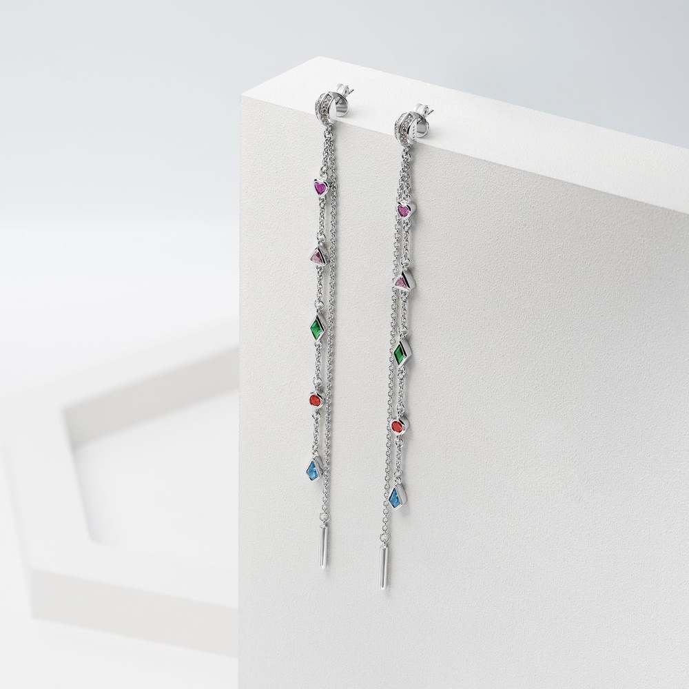 Jette Boucles d'oreilles 925 Argent Boucles d'oreilles