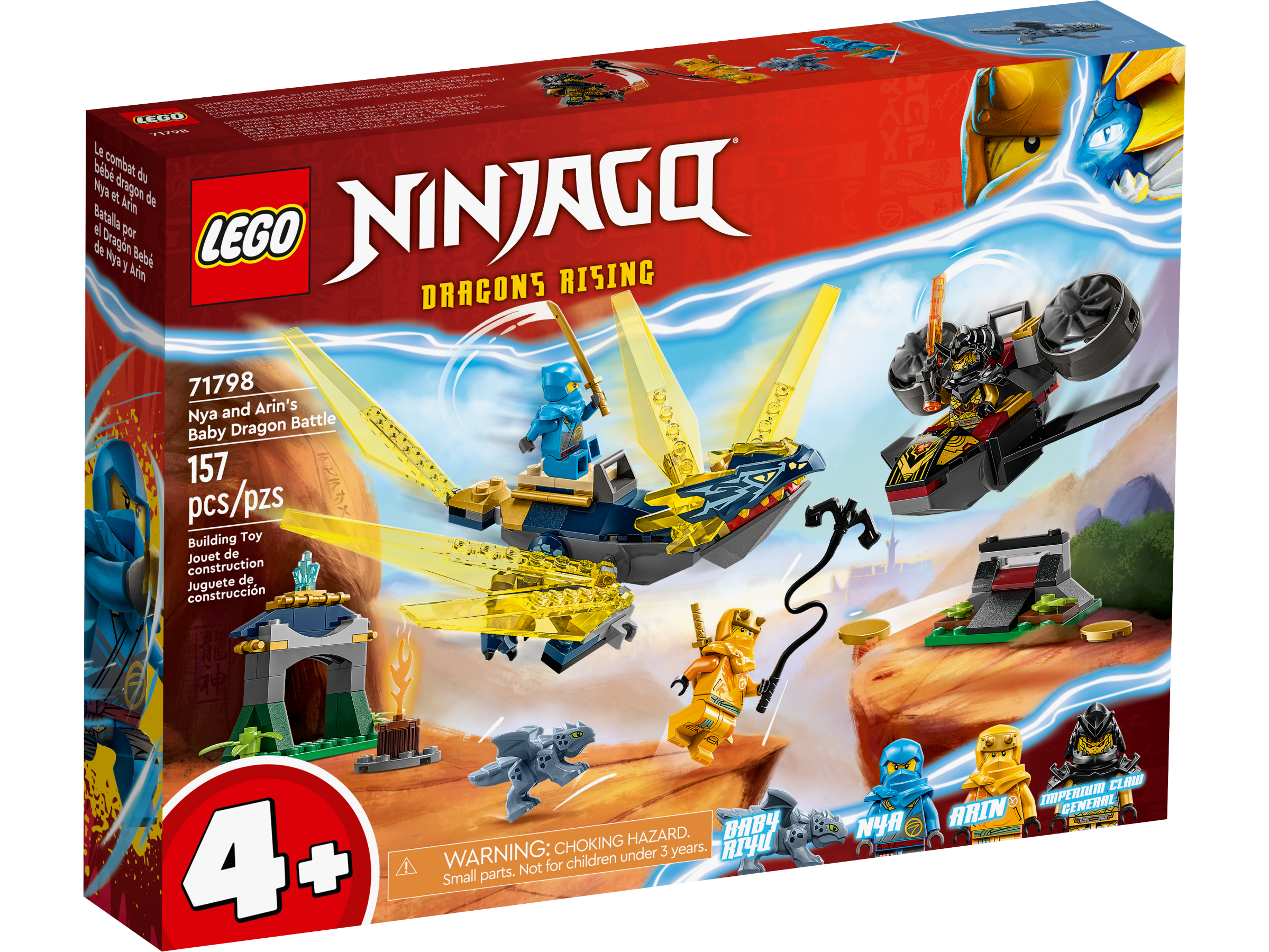 Duell zwischen Nya und Arins Babydrachen 71798