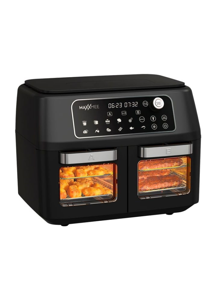 MAXXMEE Heißluft Fritteuse Doppelkammer 11l - schwarz günstig kaufen onesize