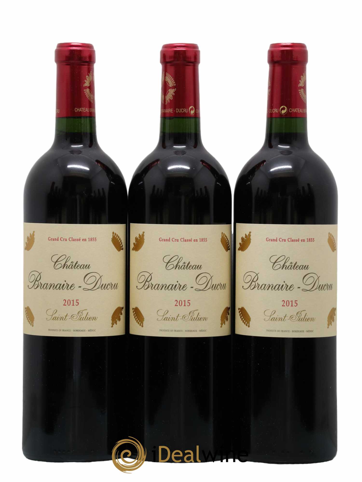 Château Branaire Ducru 4ème Grand Cru Classé  2015 - Lot de 12 Bouteilles