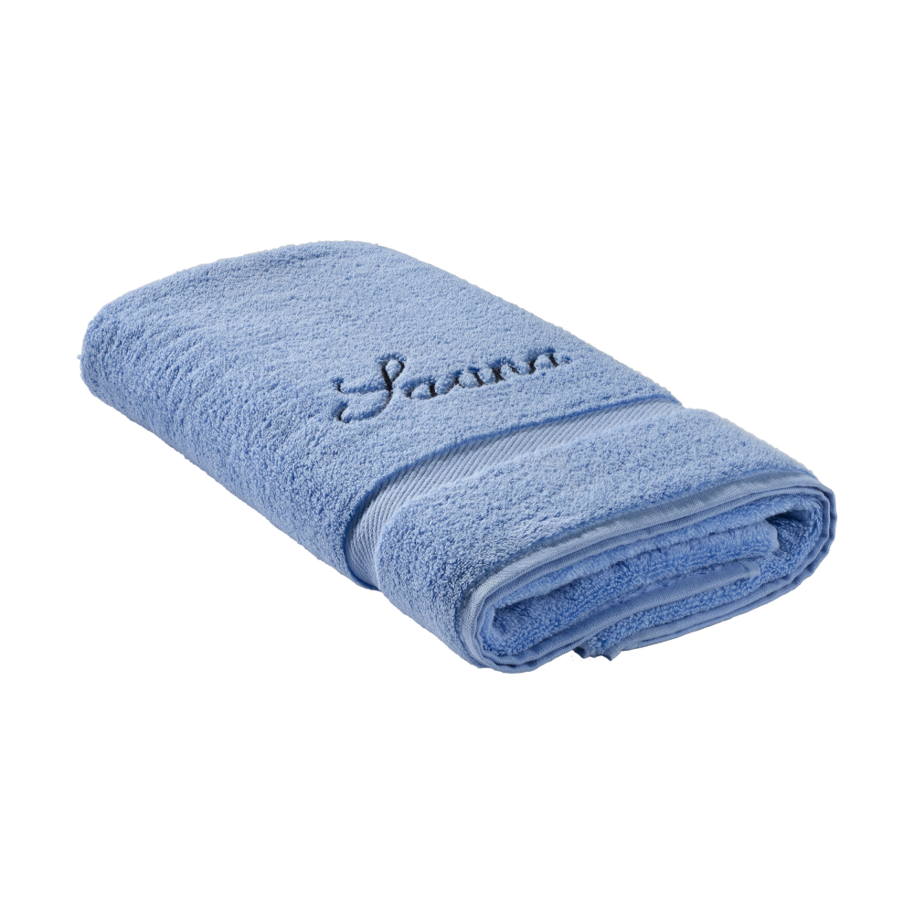 Saunatuch Microcotton blau