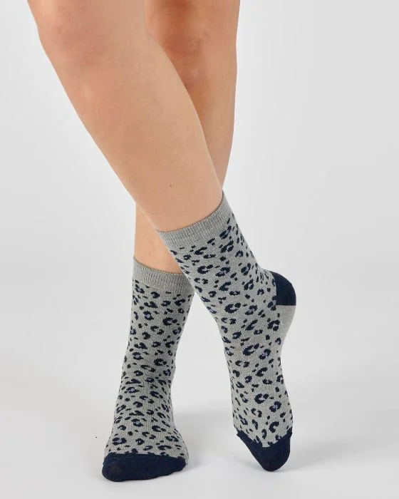 Lot de 3 paires de mi-chaussettes Thermolactyl et laine à motifs