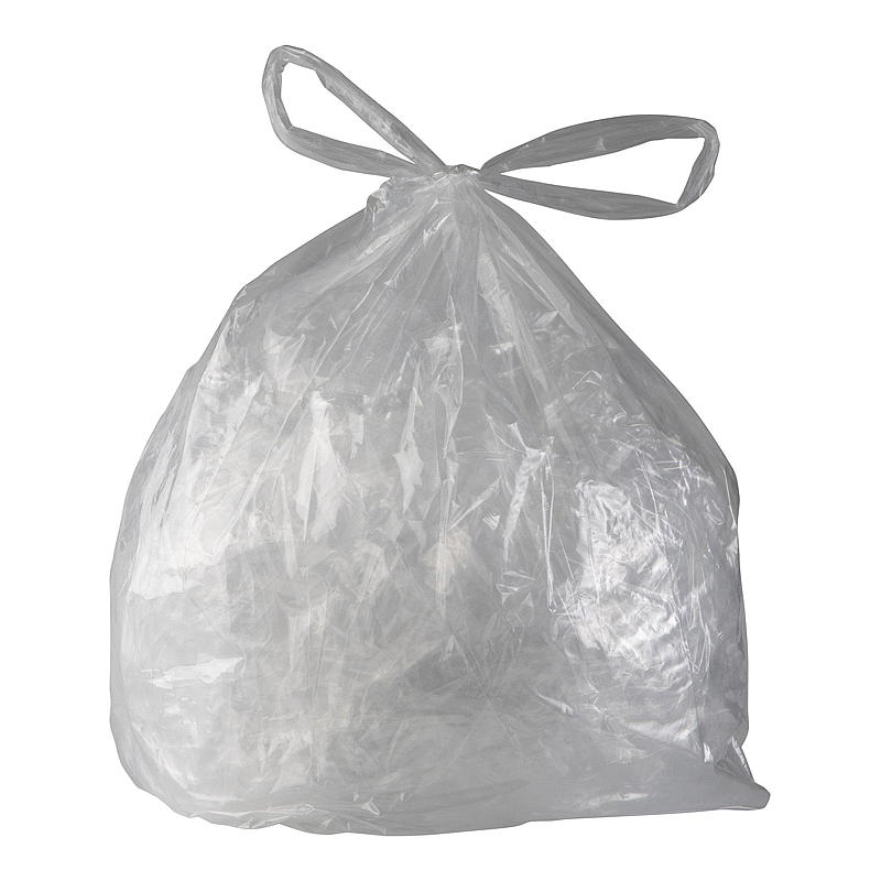 Saplex Avfallsekk 10 stk m/knytting 100 l transparent