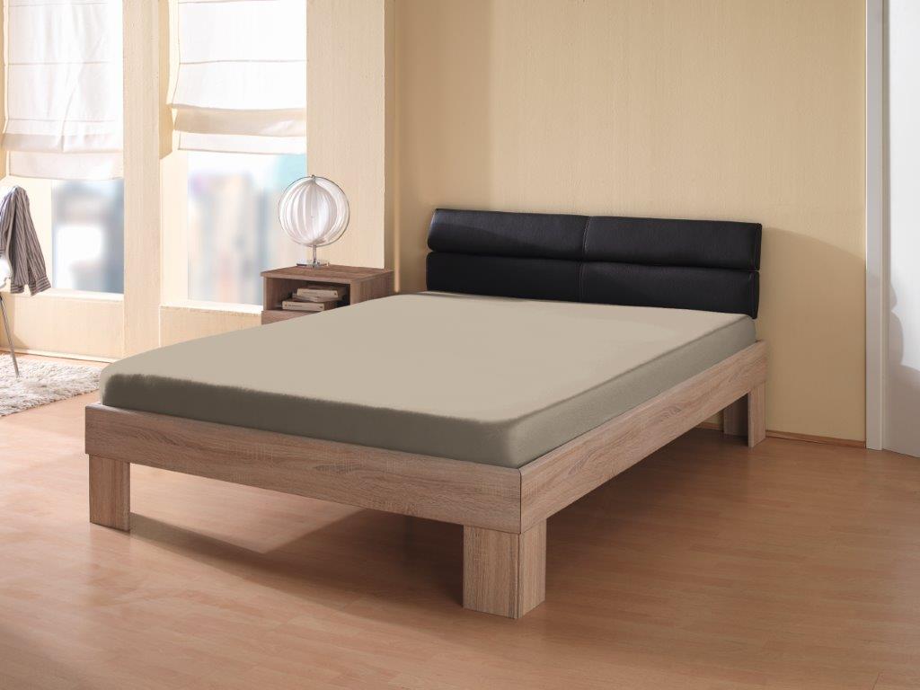 Dreamtex Coral-Fleece-Spannbetttuch,ca.90-100x200 cm, Taupe