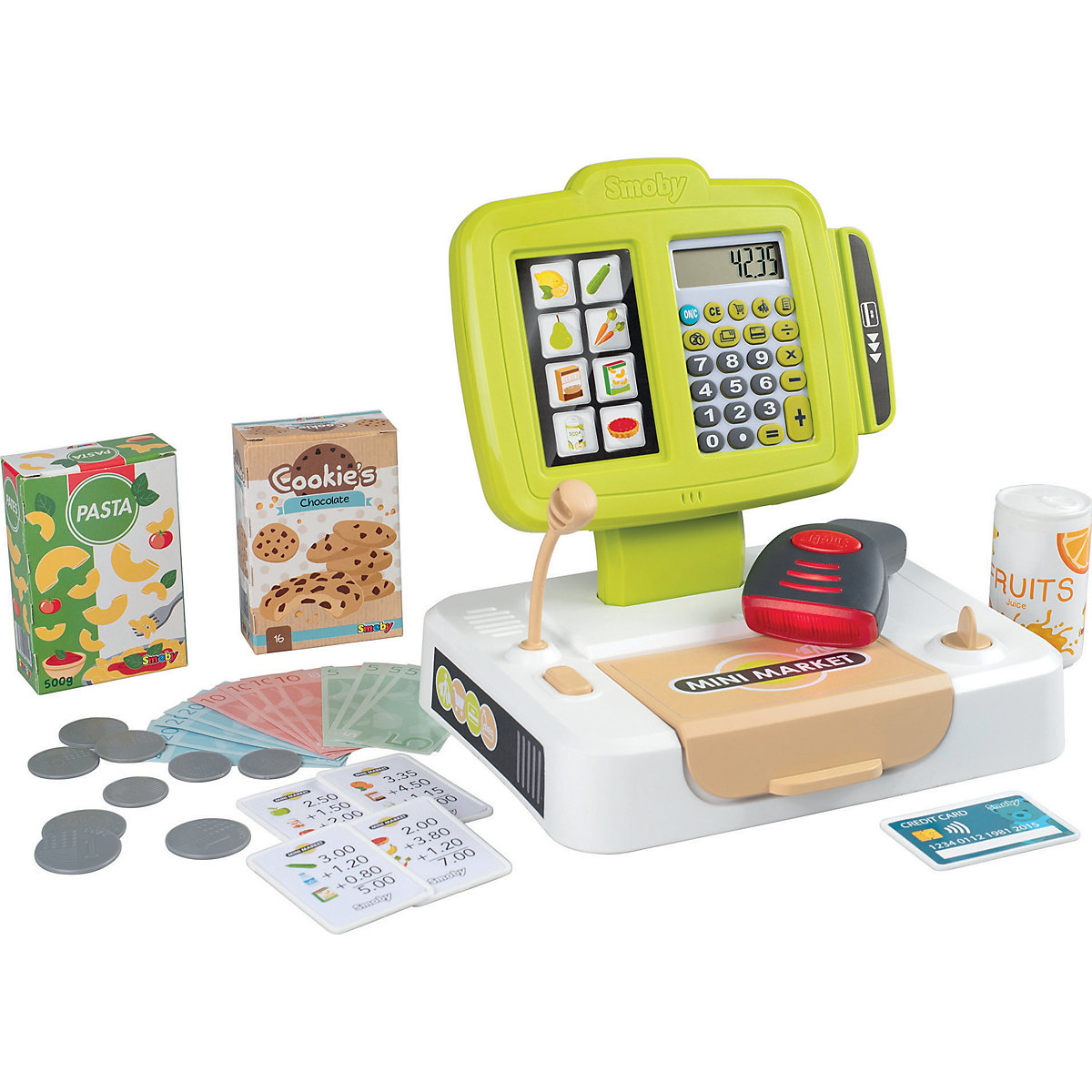 elektronische Supermarktkasse