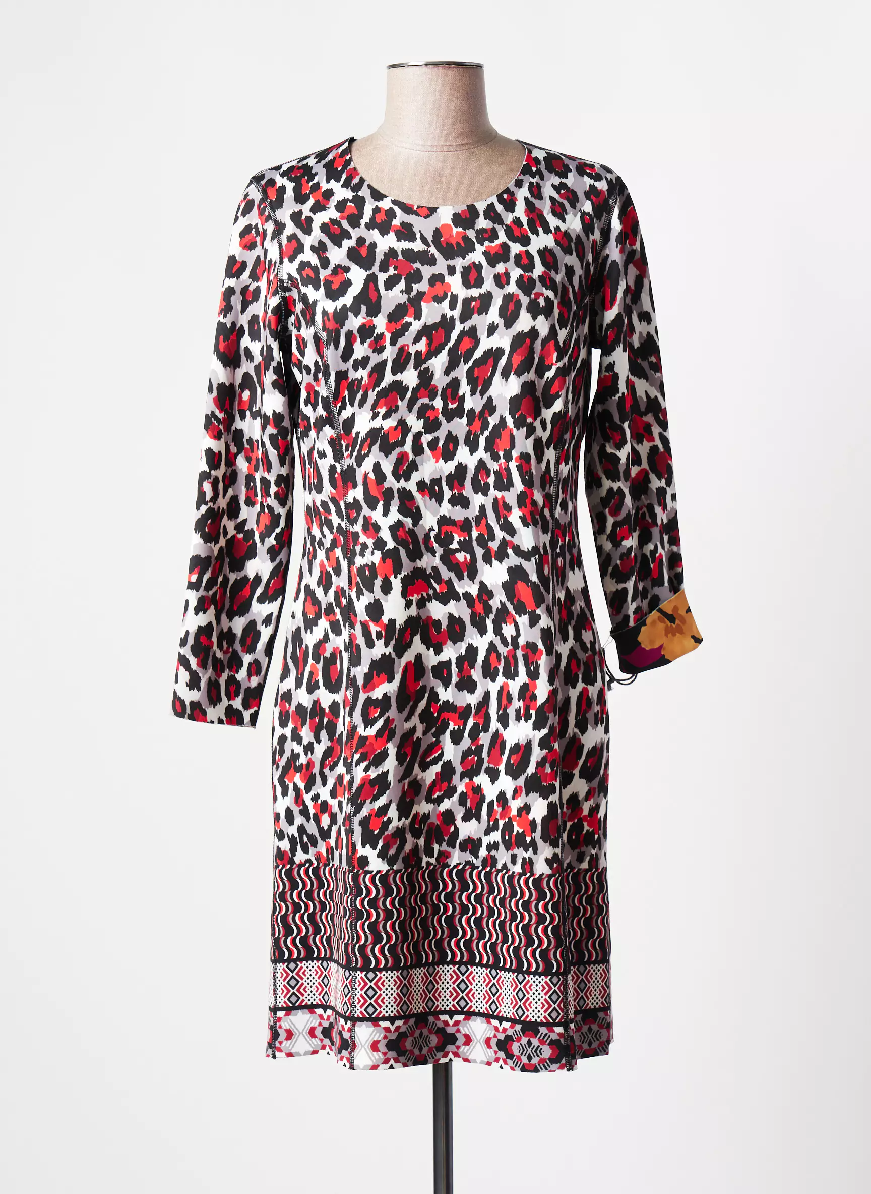 France Rivoire Robes Mi Longues Femme couleur gris