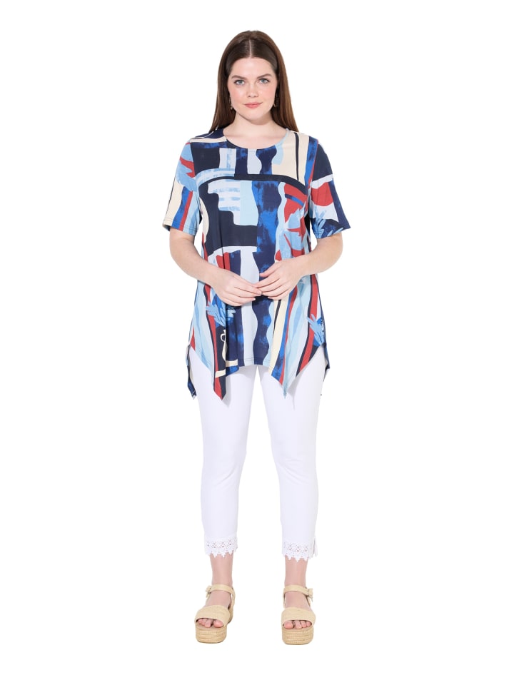 Ulla Popken Longshirt in marine günstig kaufen