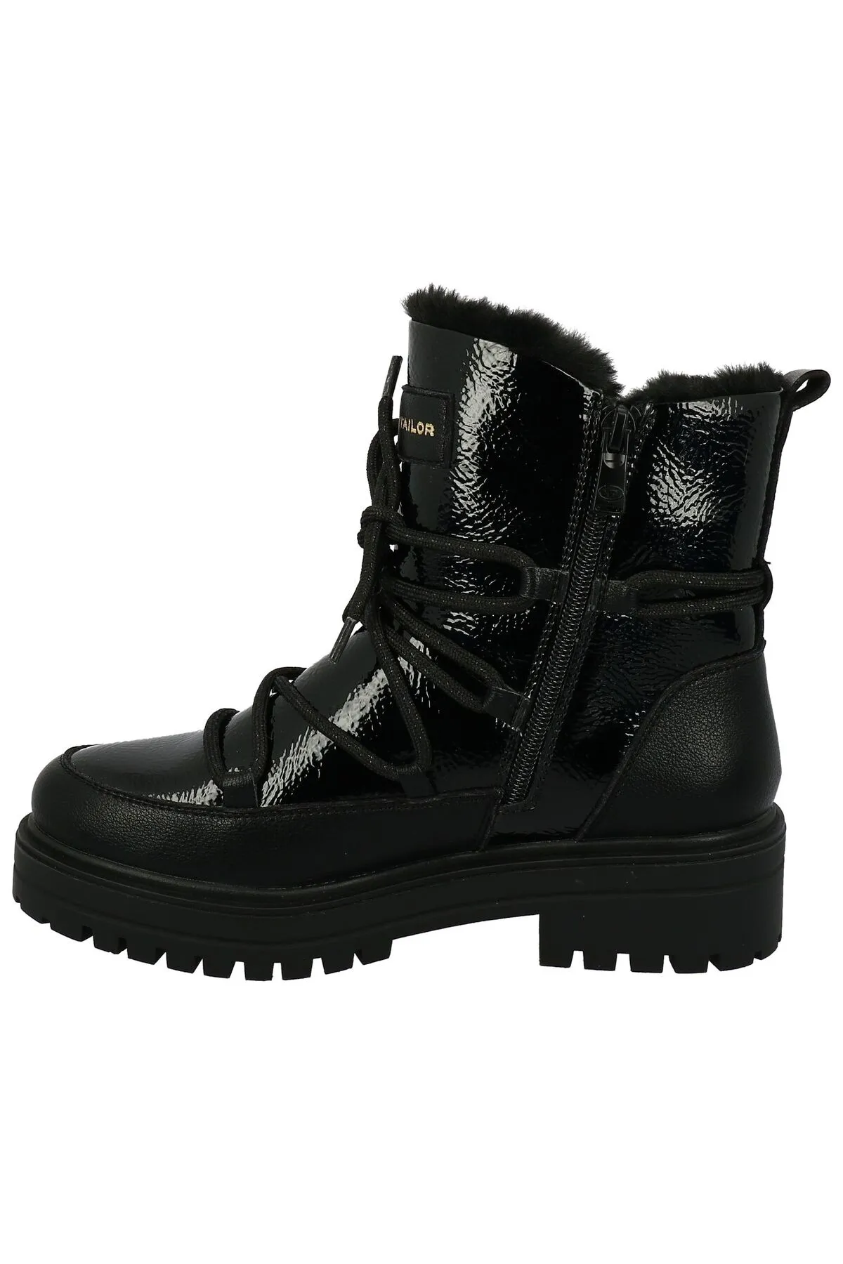 Tom Tailor  Stiefelette - Schwarz - Blockabsatz