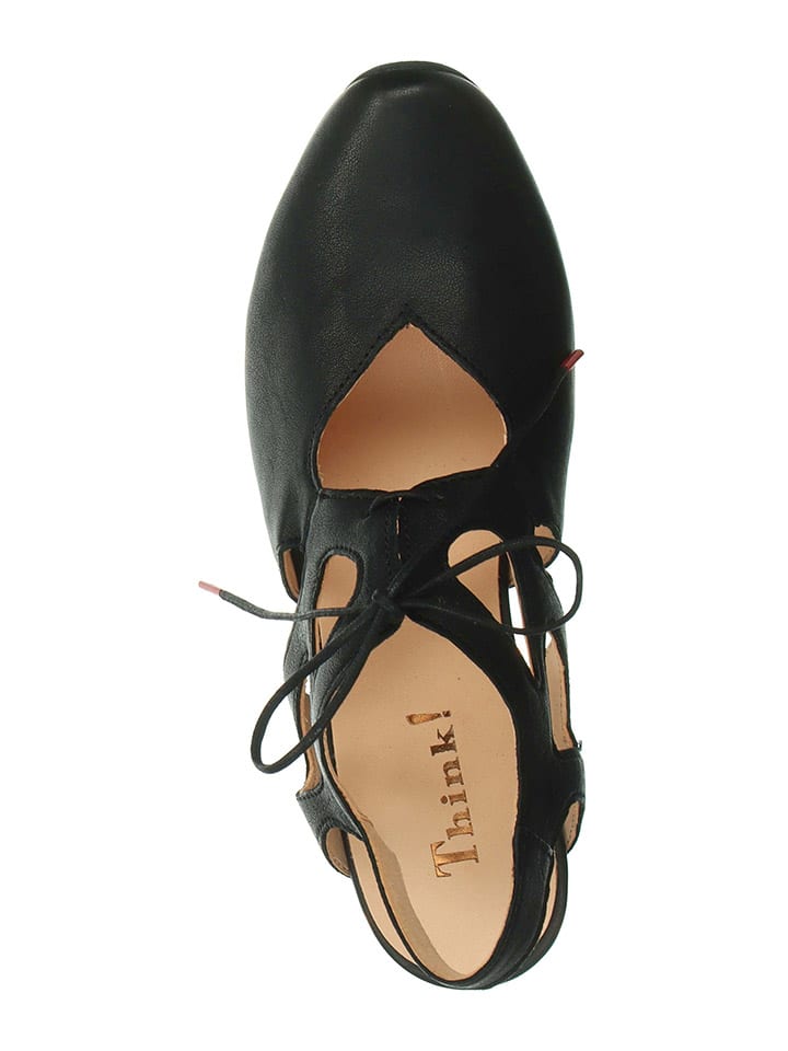 Think! Leder-Pumps in Schwarz günstig kaufen