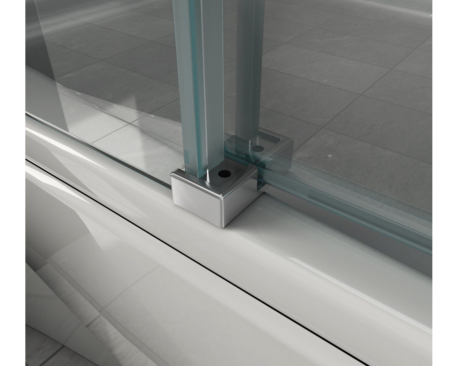 Home Systeme Badewannenaufsatz Schiebetür Duschwand Duschtrennwand Duschkabine Duschabtrennung Glas
