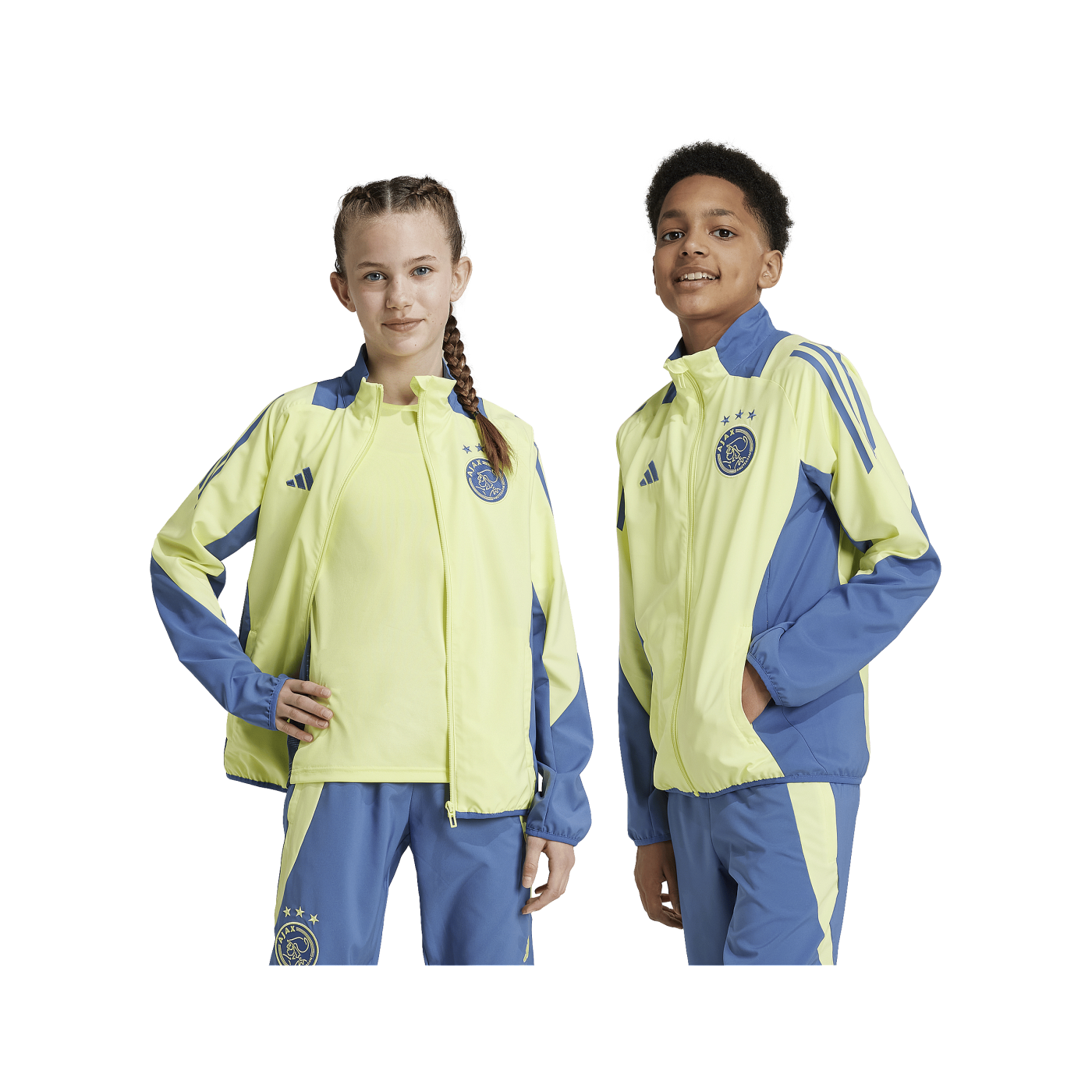 adidas Ajax Amsterdam Prematch Jacke 2024/2025 Kids Gelb