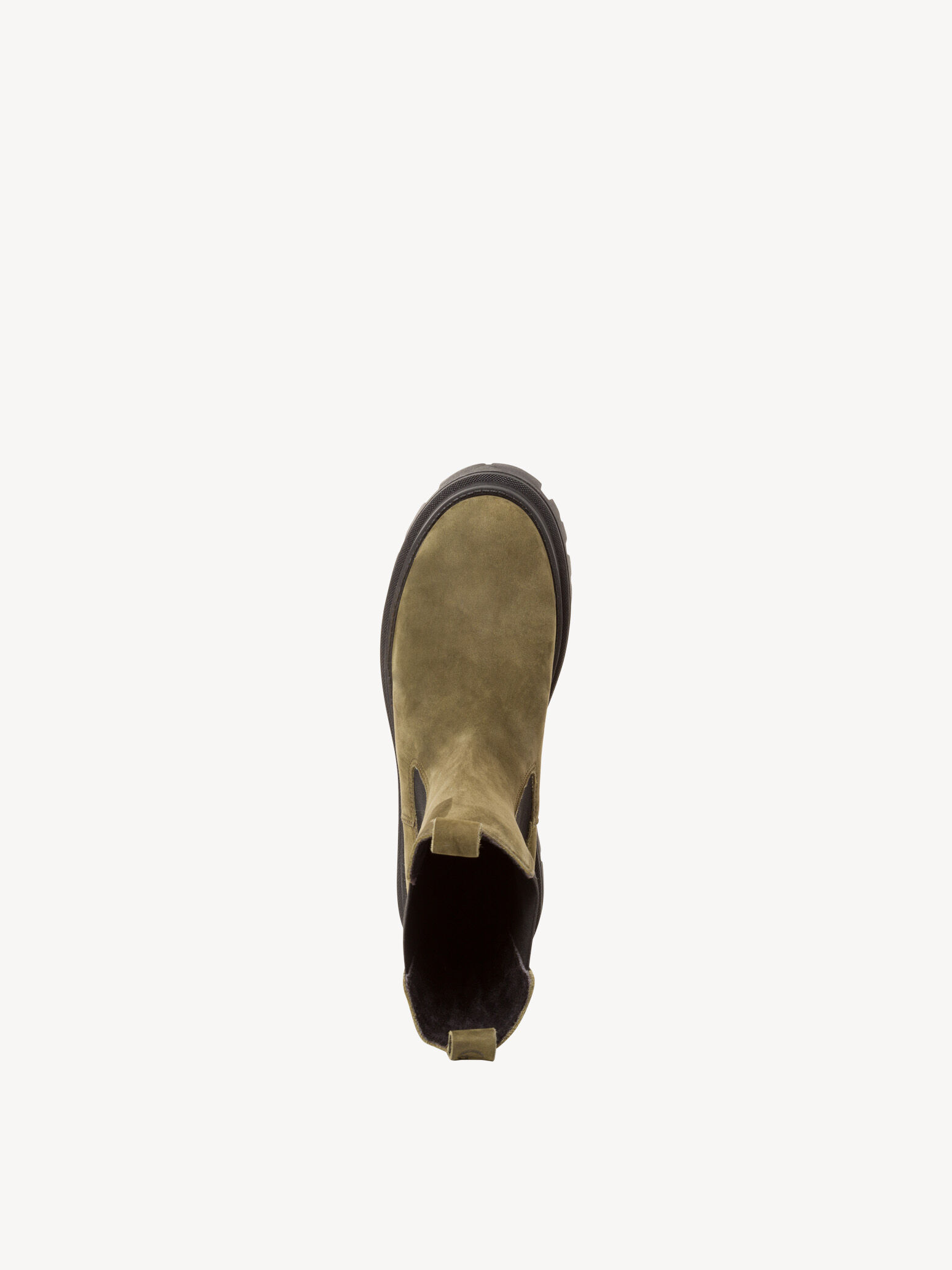 Bottine Chelsea en cuir - vert