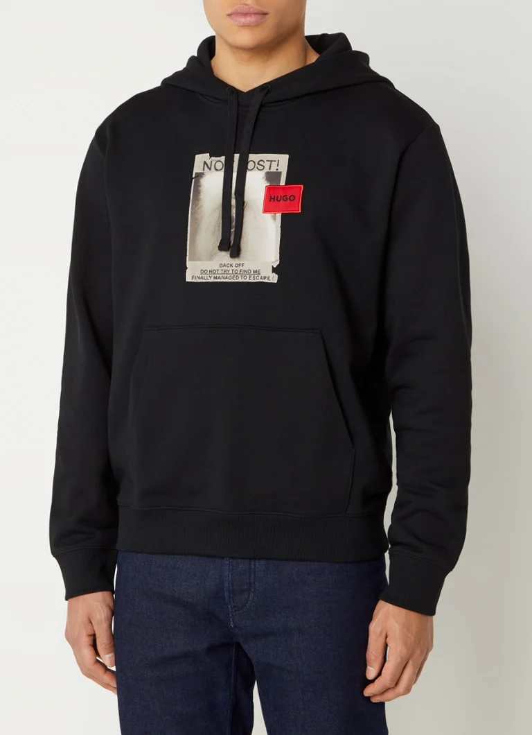 HUGO BOSS Dreef hoodie with logo print