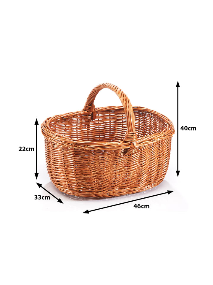 kobolo Einkaufskorb CARWEAVE46 in Braun günstig kaufen onesize