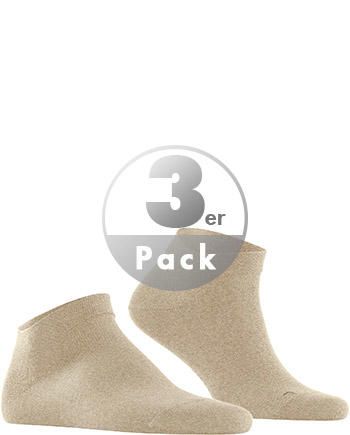 Falke, Serie Sensitive London, Sneakersocken, Baumwolle, sand