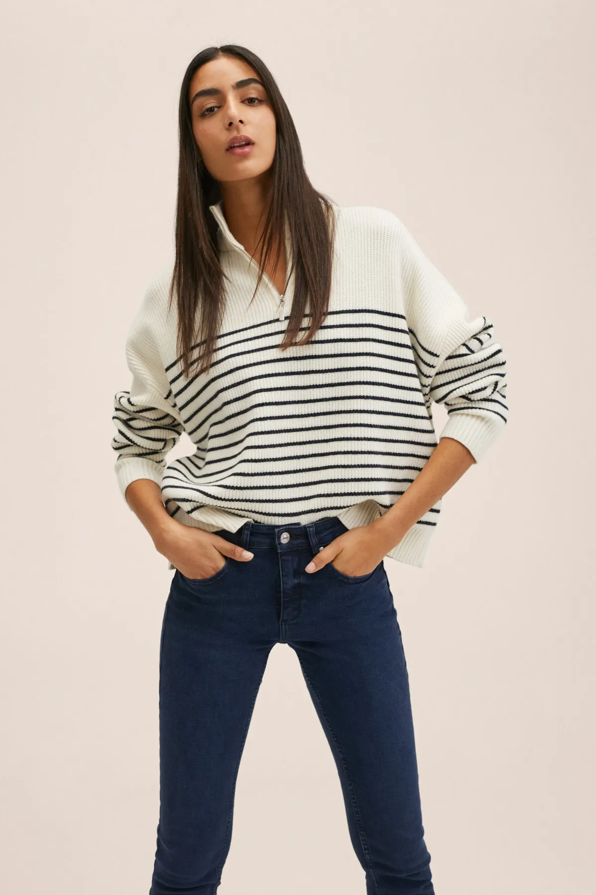 MANGO  27000653 Damen/Mädchen Tief Dunkelblau