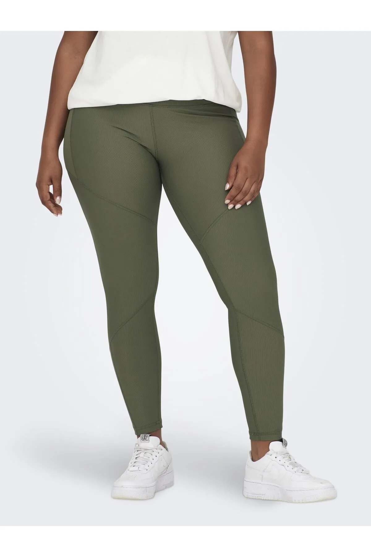 Only Play  Sport-Leggings - Grün - Mittlerer Bund