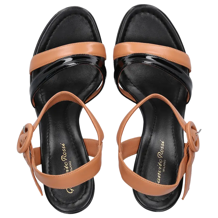 Gianvito Rossi - Plateausandalen GN3583 Kalbsleder - schwarz