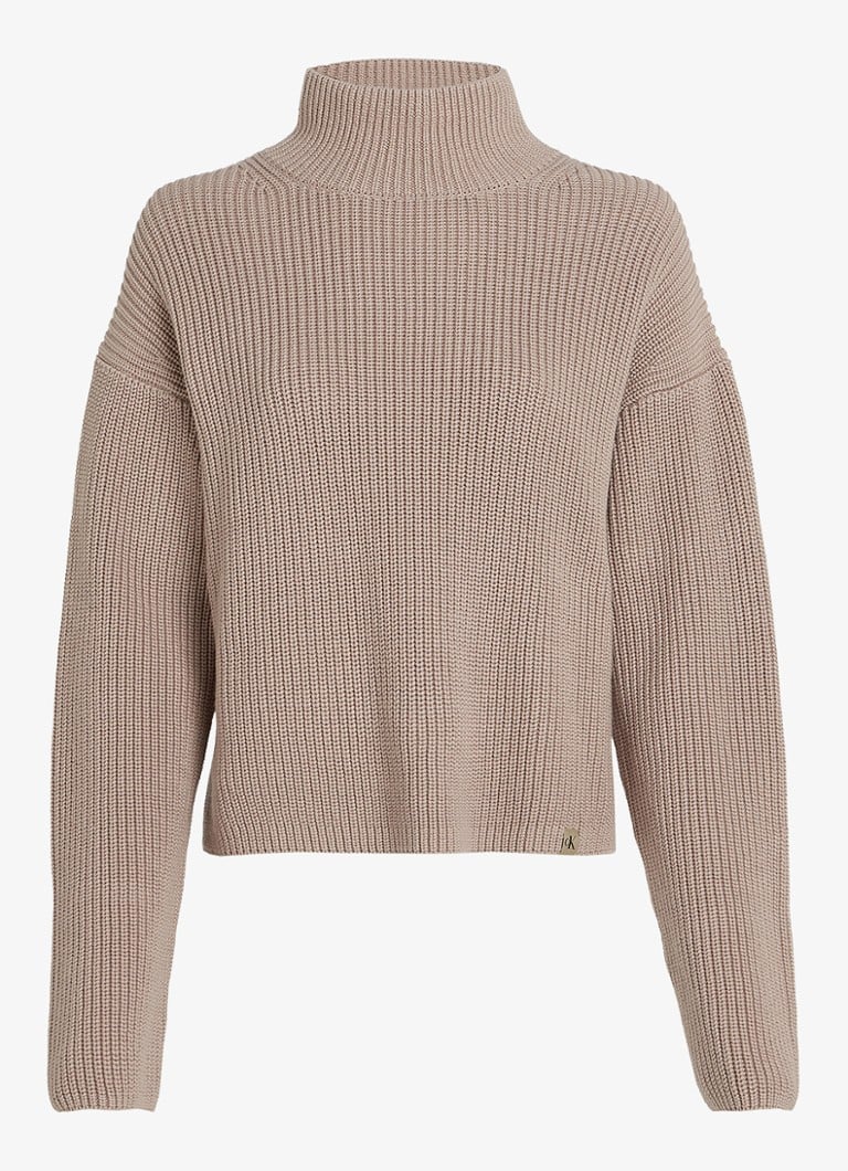 Maglione a collo alto a coste di Calvin Klein